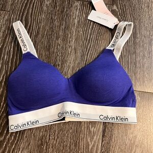 Calvin Klein Blue Bralette